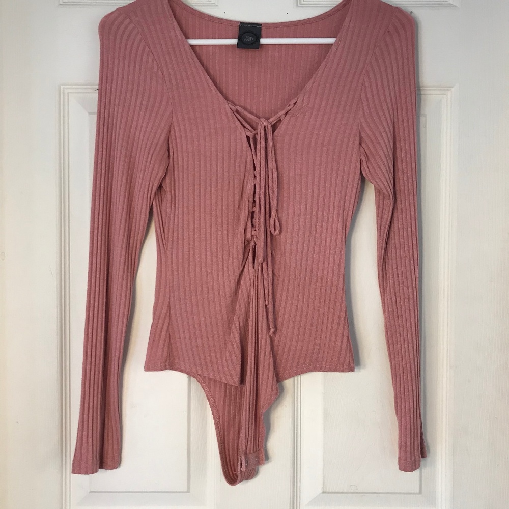 May Pink Bodysuit Small
